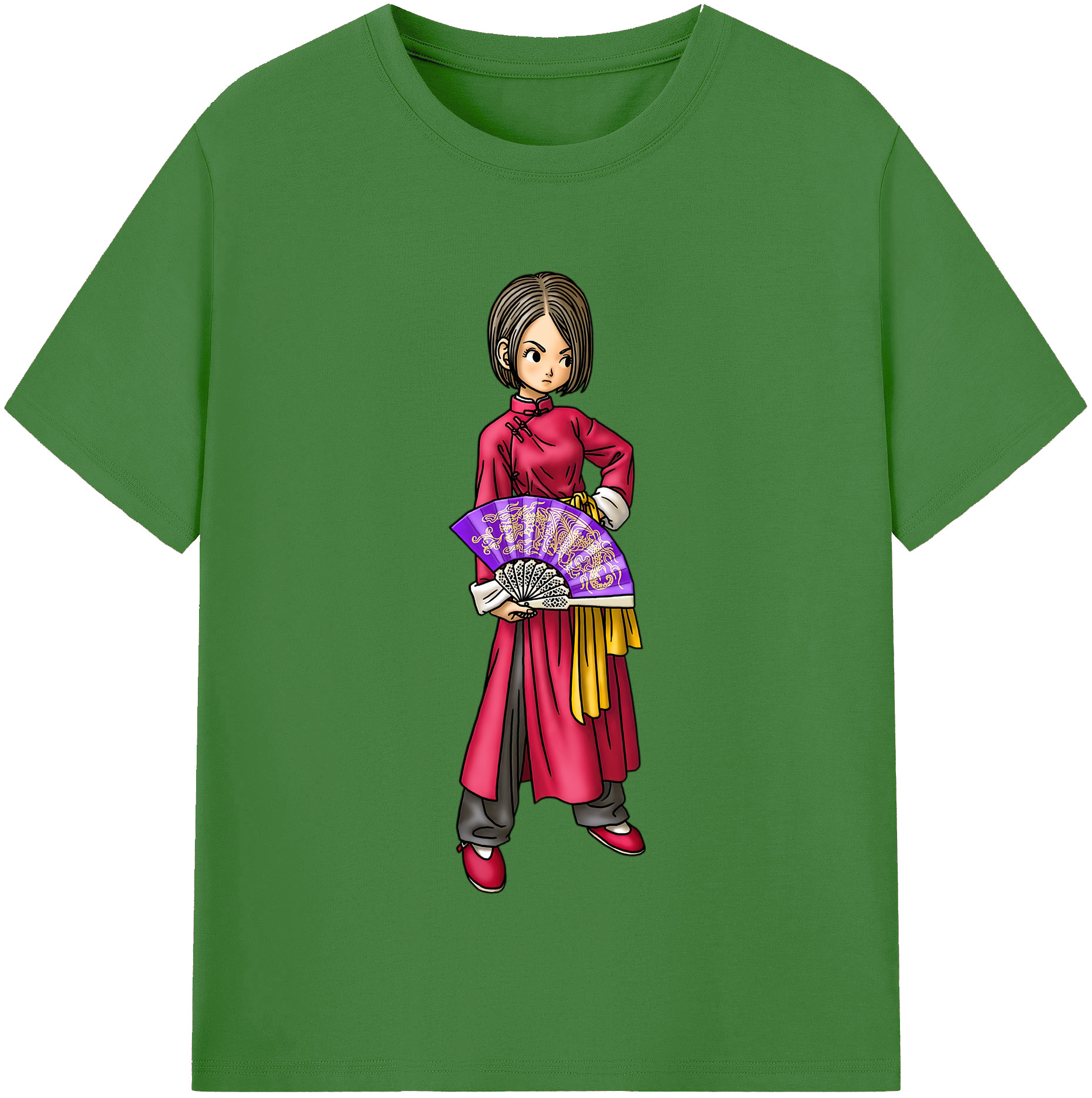 （画像用） ドラゴンクエスト Doragon Kuesuto Dragon Quest レディースカジュアルプリントTシャツ（綿100％）